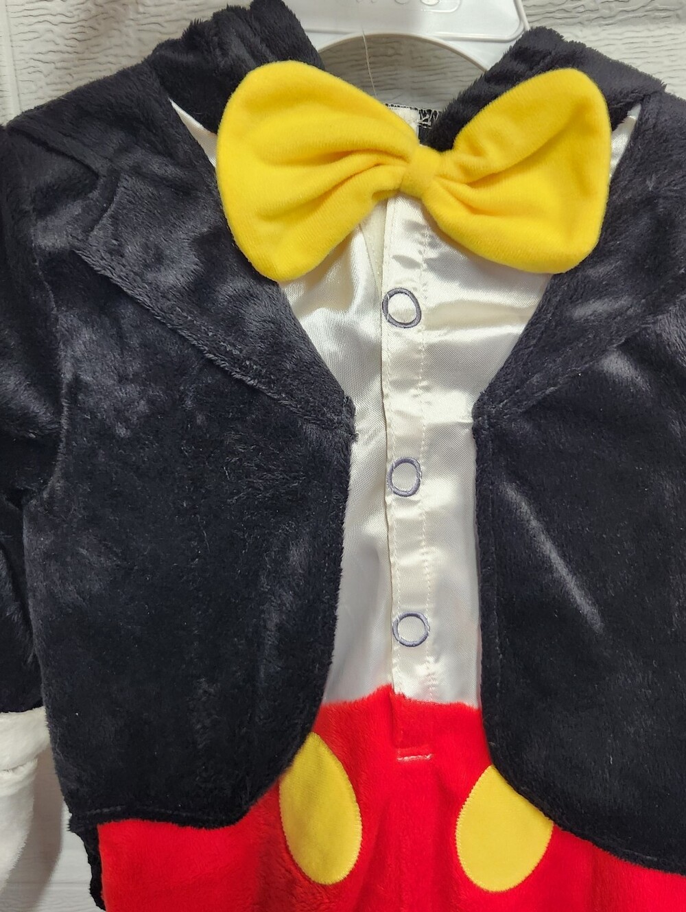 Disney Mickey Mouse Baby Costume Sz 9/12M Toys R Us Halloween - Picture 4 of 14